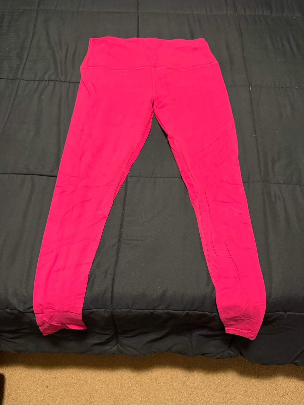 Women’s Hot Pink Leggings - Comfortable Stretch Bottoms